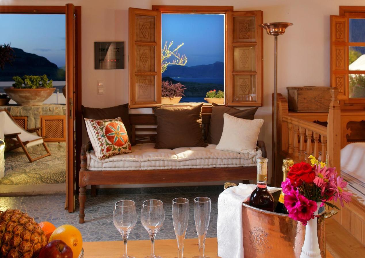 Melenos Art Boutique Hotel Líndos Rum bild